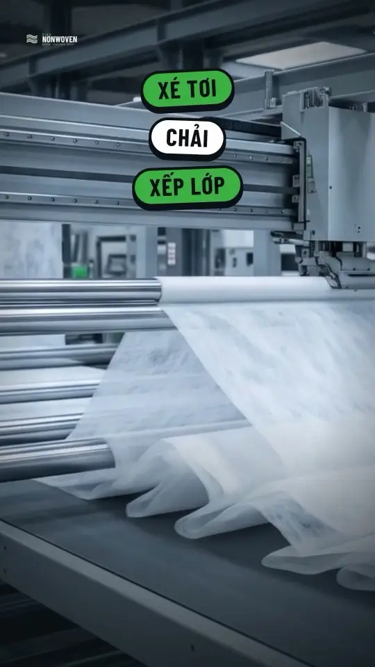 Dây chuyền sản xuất vải không dệt xăm kim | Needle Punch Nonwoven Line