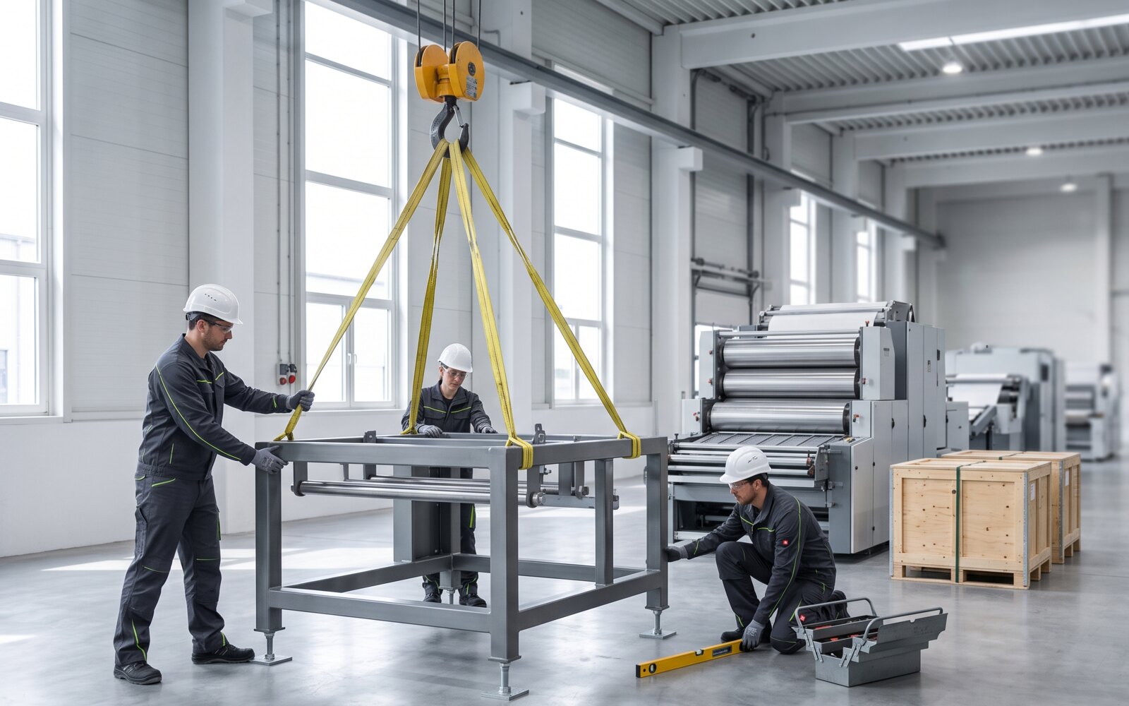 Nonwoven line installation, dismantling & relocation service