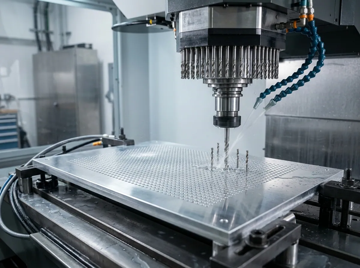 Dịch vụ gia công và khoan bàn kim CNC theo mẫu